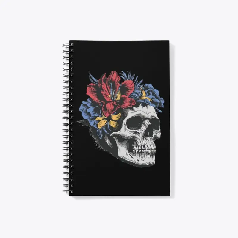 Floral Skull Art