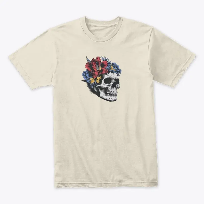 Floral Skull Art